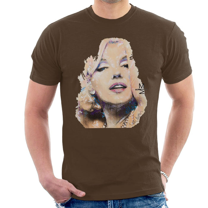 Sidney Maurer Original Portrait Of Marilyn Monroe Mens T-Shirt - Mens T-Shirt