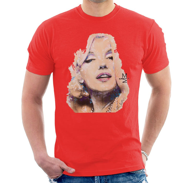 Sidney Maurer Original Portrait Of Marilyn Monroe Mens T-Shirt - Mens T-Shirt