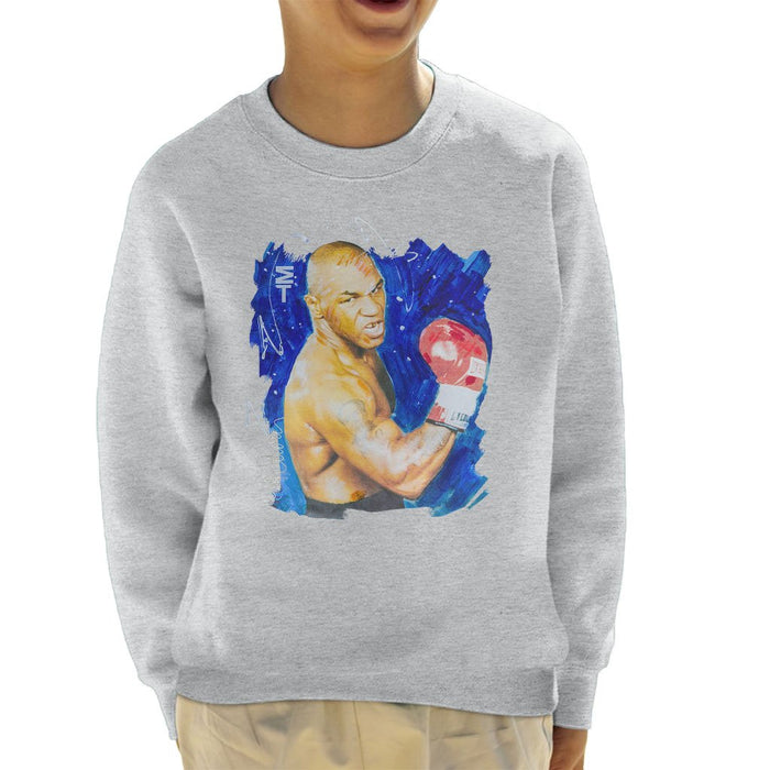Sidney Maurer Original Portrait Of Mike Tyson Kids Sweatshirt - Kids Boys Sweatshirt