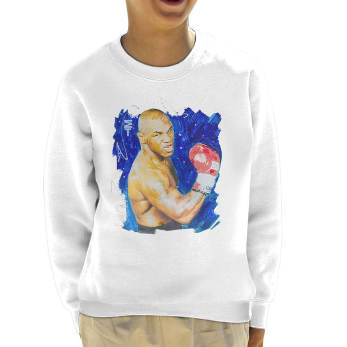 Sidney Maurer Original Portrait Of Mike Tyson Kids Sweatshirt - Kids Boys Sweatshirt