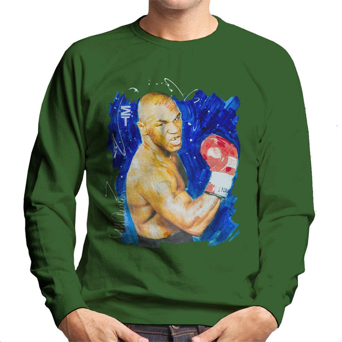 Sidney Maurer Original Portrait Of Mike Tyson Mens Sweatshirt - Mens Sweatshirt