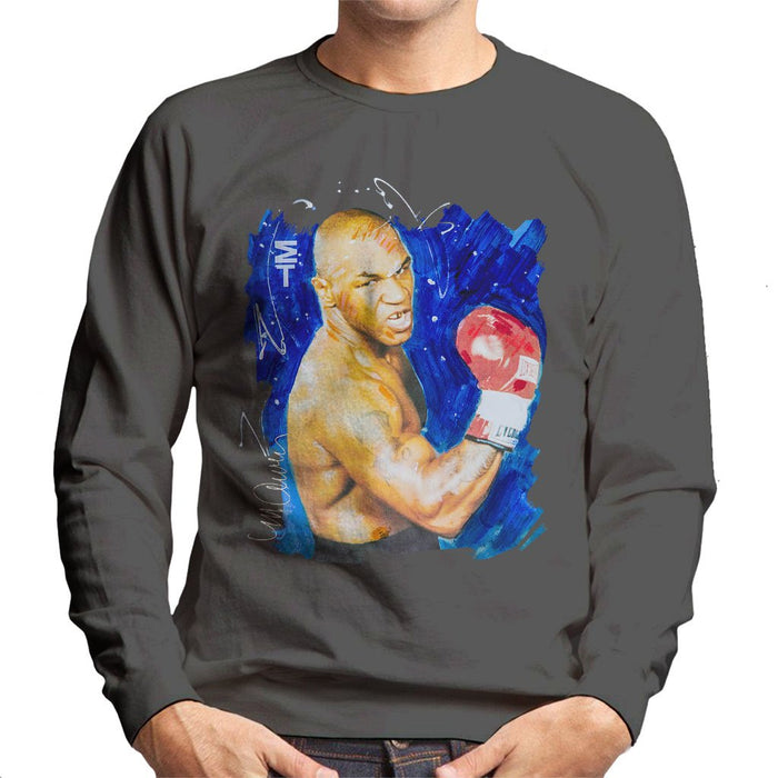 Sidney Maurer Original Portrait Of Mike Tyson Mens Sweatshirt - Mens Sweatshirt