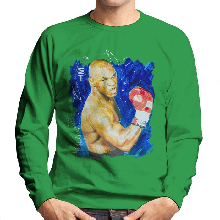 Sidney Maurer Original Portrait Of Mike Tyson Mens Sweatshirt - Mens Sweatshirt