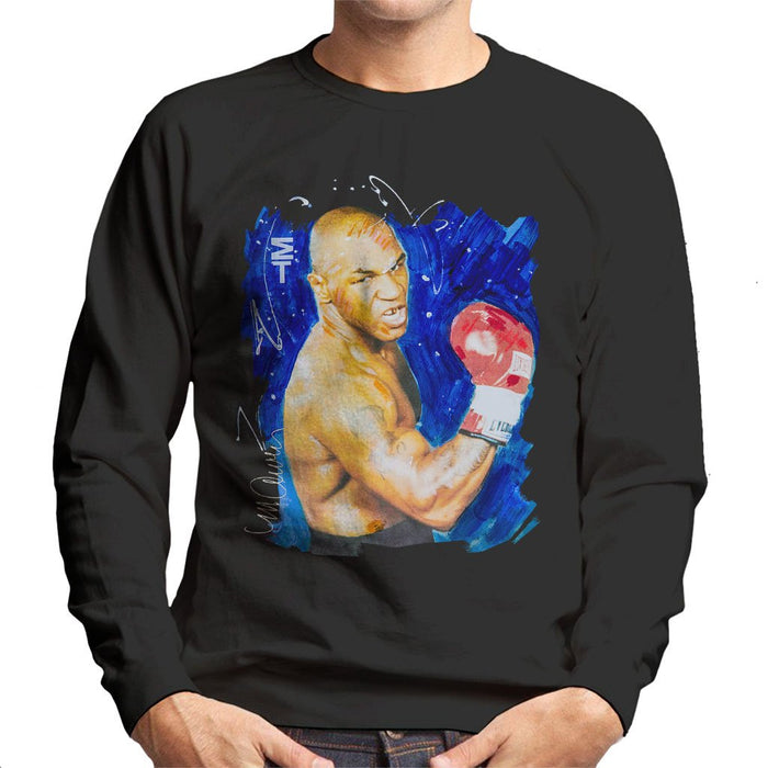 Sidney Maurer Original Portrait Of Mike Tyson Mens Sweatshirt - Mens Sweatshirt