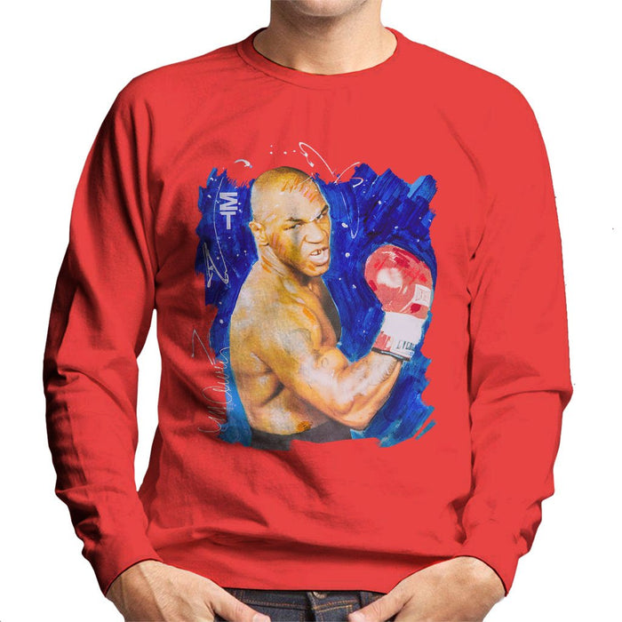 Sidney Maurer Original Portrait Of Mike Tyson Mens Sweatshirt - Mens Sweatshirt