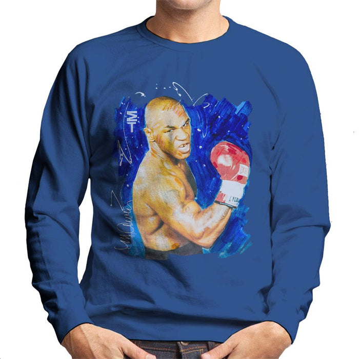 Sidney Maurer Original Portrait Of Mike Tyson Mens Sweatshirt - Mens Sweatshirt