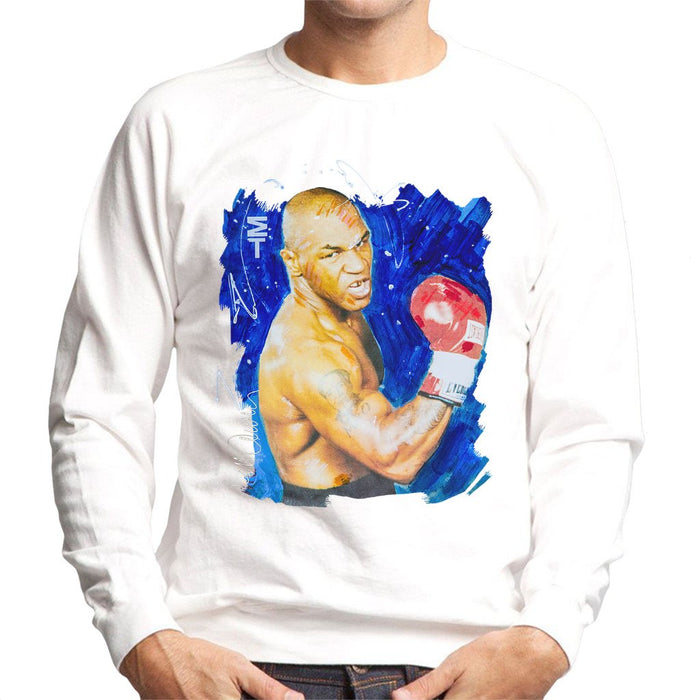 Sidney Maurer Original Portrait Of Mike Tyson Mens Sweatshirt - Mens Sweatshirt