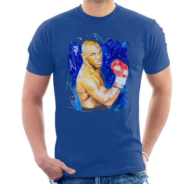 Sidney Maurer Original Portrait Of Mike Tyson Mens T-Shirt - Mens T-Shirt