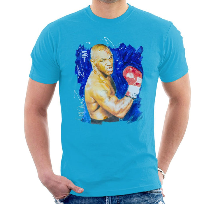 Sidney Maurer Original Portrait Of Mike Tyson Mens T-Shirt - Mens T-Shirt
