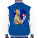Sidney Maurer Original Portrait Of Mike Tyson Mens Varsity Jacket - Small / Royal/White - Mens Varsity Jacket