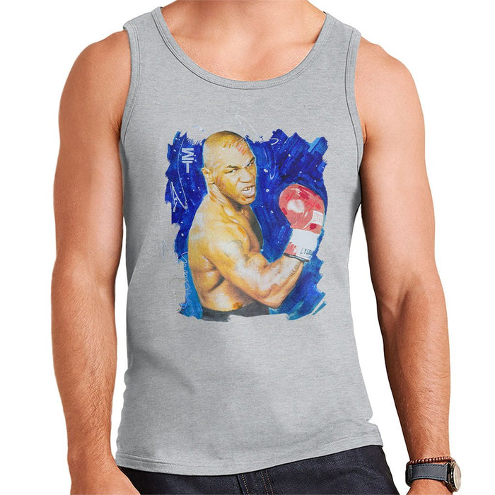 Sidney Maurer Original Portrait Of Mike Tyson Mens Vest - Mens Vest