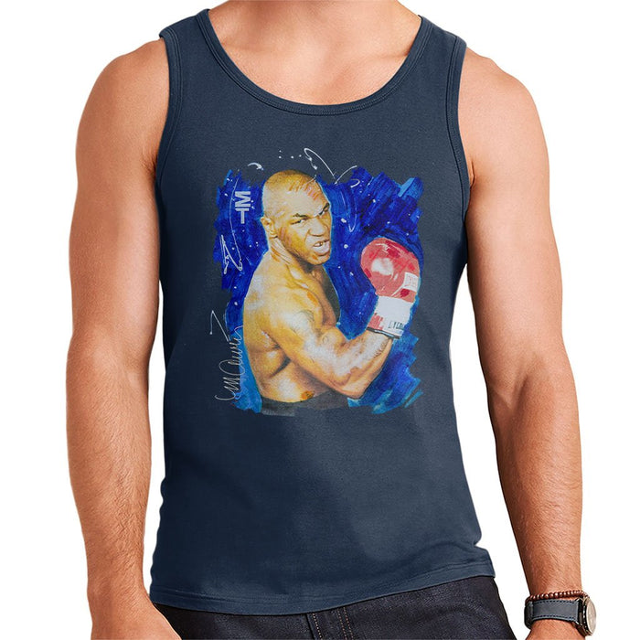 Sidney Maurer Original Portrait Of Mike Tyson Mens Vest - Mens Vest