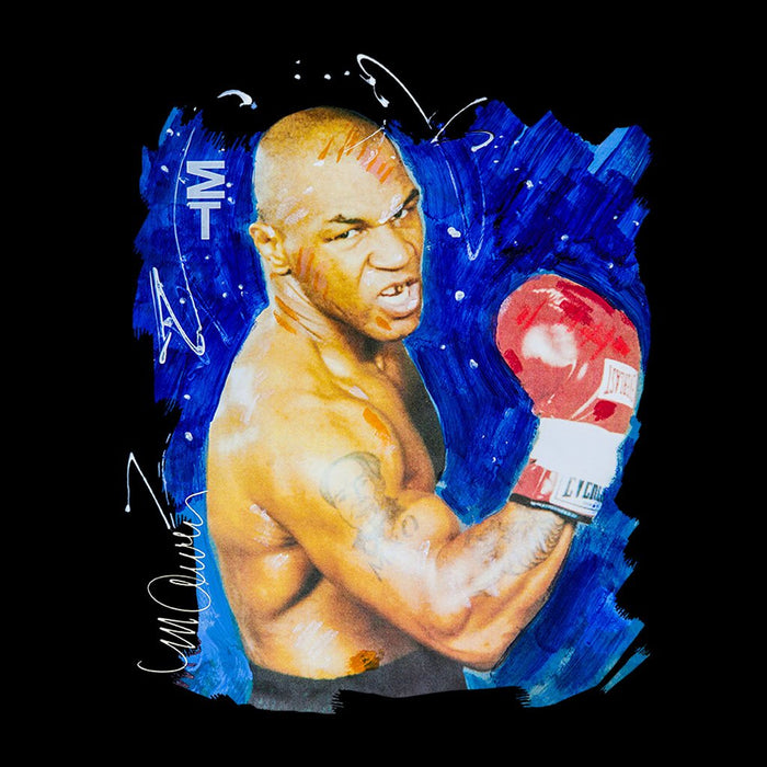 Sidney Maurer Original Portrait Of Mike Tyson Womens Sweatshirt - Womens Sweatshirt