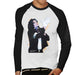 Sidney Maurer Original Portrait Of Michael Jackson White Glove Mens Baseball Long Sleeved T-Shirt - Mens Baseball Long Sleeved T-Shirt