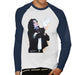 Sidney Maurer Original Portrait Of Michael Jackson White Glove Mens Baseball Long Sleeved T-Shirt - Mens Baseball Long Sleeved T-Shirt