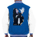 Sidney Maurer Original Portrait Of Michael Jackson White Glove Mens Varsity Jacket - Small / Royal/White - Mens Varsity Jacket