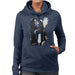 Sidney Maurer Original Portrait Of Michael Jackson White Glove Womens Hooded Sweatshirt - Womens Hooded Sweatshirt