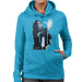Sidney Maurer Original Portrait Of Michael Jackson White Glove Womens Hooded Sweatshirt - Womens Hooded Sweatshirt