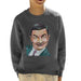 Sidney Maurer Original Portrait Of Mr Bean Rowan Atkinson Kids Sweatshirt - Kids Boys Sweatshirt