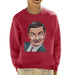 Sidney Maurer Original Portrait Of Mr Bean Rowan Atkinson Kids Sweatshirt - Kids Boys Sweatshirt