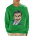 Sidney Maurer Original Portrait Of Mr Bean Rowan Atkinson Kids Sweatshirt - Kids Boys Sweatshirt