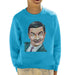 Sidney Maurer Original Portrait Of Mr Bean Rowan Atkinson Kids Sweatshirt - Kids Boys Sweatshirt