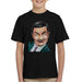 Sidney Maurer Original Portrait Of Mr Bean Rowan Atkinson Kids T-Shirt - Kids Boys T-Shirt