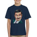 Sidney Maurer Original Portrait Of Mr Bean Rowan Atkinson Kids T-Shirt - Kids Boys T-Shirt