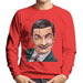 Sidney Maurer Original Portrait Of Mr Bean Rowan Atkinson Mens Sweatshirt - Mens Sweatshirt