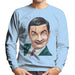 Sidney Maurer Original Portrait Of Mr Bean Rowan Atkinson Mens Sweatshirt - Mens Sweatshirt