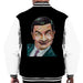 Sidney Maurer Original Portrait Of Mr Bean Rowan Atkinson Mens Varsity Jacket - Mens Varsity Jacket
