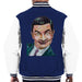 Sidney Maurer Original Portrait Of Mr Bean Rowan Atkinson Mens Varsity Jacket - Mens Varsity Jacket