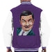 Sidney Maurer Original Portrait Of Mr Bean Rowan Atkinson Mens Varsity Jacket - Mens Varsity Jacket