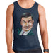 Sidney Maurer Original Portrait Of Mr Bean Rowan Atkinson Mens Vest - Mens Vest