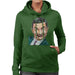 Sidney Maurer Original Portrait Of Mr Bean Rowan Atkinson Womens Hooded Sweatshirt - Womens Hooded Sweatshirt