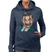 Sidney Maurer Original Portrait Of Mr Bean Rowan Atkinson Womens Hooded Sweatshirt - Womens Hooded Sweatshirt