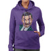 Sidney Maurer Original Portrait Of Mr Bean Rowan Atkinson Womens Hooded Sweatshirt - Womens Hooded Sweatshirt
