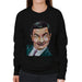 Sidney Maurer Original Portrait Of Mr Bean Rowan Atkinson Womens Sweatshirt - Womens Sweatshirt