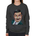 Sidney Maurer Original Portrait Of Mr Bean Rowan Atkinson Womens Sweatshirt - Womens Sweatshirt