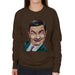 Sidney Maurer Original Portrait Of Mr Bean Rowan Atkinson Womens Sweatshirt - Womens Sweatshirt