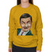 Sidney Maurer Original Portrait Of Mr Bean Rowan Atkinson Womens Sweatshirt - Womens Sweatshirt