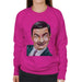 Sidney Maurer Original Portrait Of Mr Bean Rowan Atkinson Womens Sweatshirt - Womens Sweatshirt