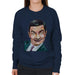 Sidney Maurer Original Portrait Of Mr Bean Rowan Atkinson Womens Sweatshirt - Womens Sweatshirt