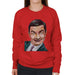 Sidney Maurer Original Portrait Of Mr Bean Rowan Atkinson Womens Sweatshirt - Womens Sweatshirt