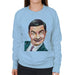 Sidney Maurer Original Portrait Of Mr Bean Rowan Atkinson Womens Sweatshirt - Womens Sweatshirt