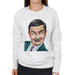 Sidney Maurer Original Portrait Of Mr Bean Rowan Atkinson Womens Sweatshirt - Womens Sweatshirt