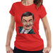 Sidney Maurer Original Portrait Of Mr Bean Rowan Atkinson Womens T-Shirt - Womens T-Shirt