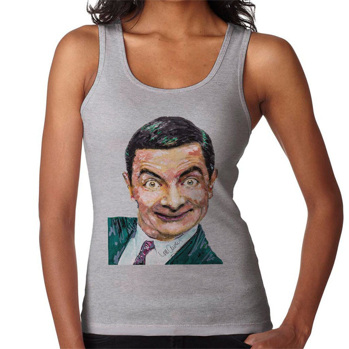 Sidney Maurer Original Portrait Of Mr Bean Rowan Atkinson Womens Vest - Womens Vest