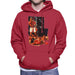 Sidney Maurer Original Portrait Of Muhammad Ali Sonny Liston Knockout Mens Hooded Sweatshirt - Mens Hooded Sweatshirt
