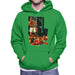 Sidney Maurer Original Portrait Of Muhammad Ali Sonny Liston Knockout Mens Hooded Sweatshirt - Mens Hooded Sweatshirt